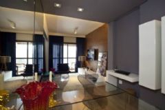 75平单身贵族公寓现代风格装修设计案例赏析