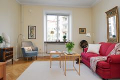 复古与现代碰撞的72平米清新两居