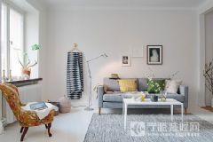 62平米夏季清爽花草两居室
