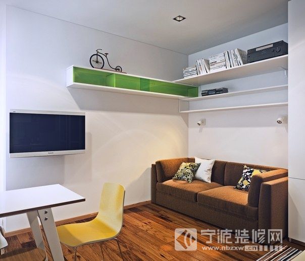 焕发光芒的23平米城市蜗居