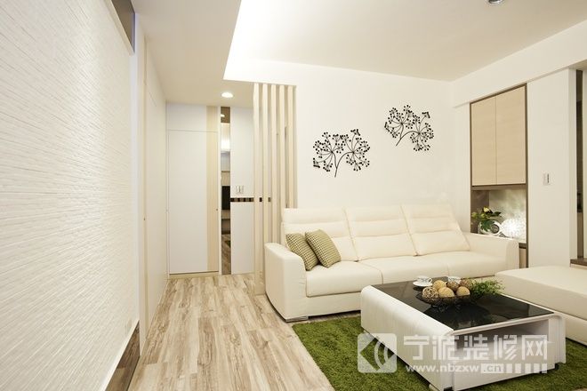 72平米明亮自然系家居设计案例