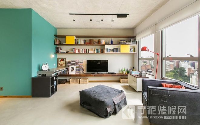 60平米全开式弹性隔间公寓