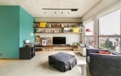 60平米全开式弹性隔间公寓