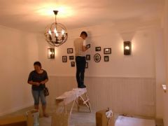 质量锤装饰同业主一起进行家居装饰