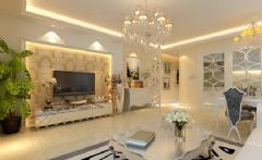 96平米奢华浪漫欧式风格三居