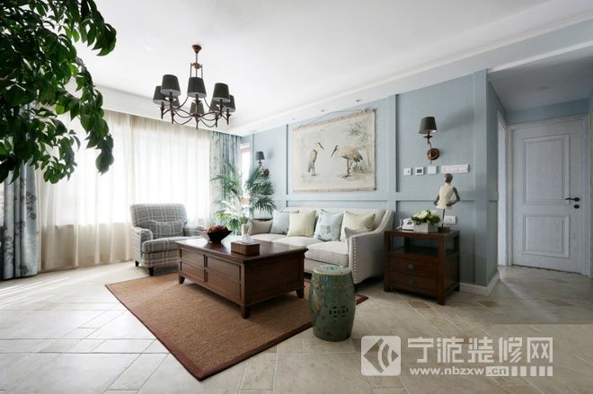 137平明快自然美式风三居