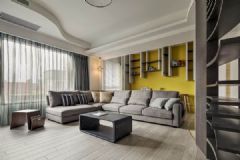 126平米开放格局下的趣味公寓