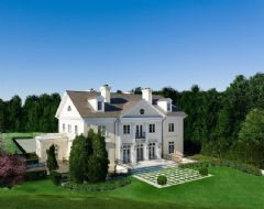 静逸在林中的美式休闲风情别墅