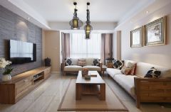 洪塘亲亲家园125平米简约中式三居