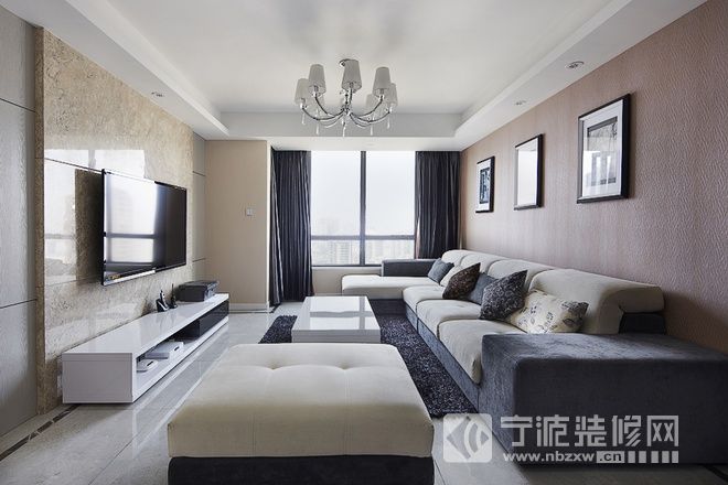 宁波象山金港花园115平米现代简约家居