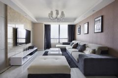 宁波象山金港花园115平米现代简约家居