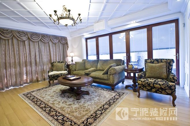 鄞州区荣安府170平米美式乡村三居