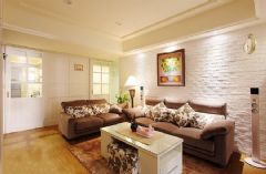 宁波庄桥广厦怡庭70平米现代乡村风格小宅