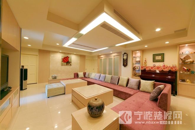 宁波余姚诺丁山郡236平米简约时尚家居