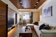 盛世嘉苑78平米木质元素现代感家居