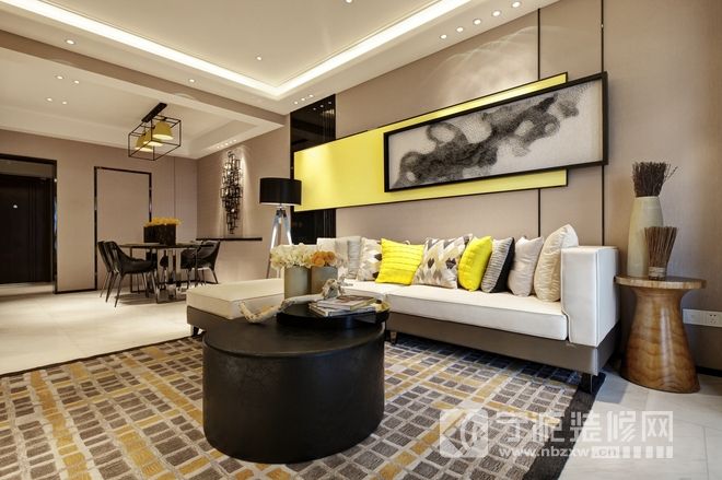 罗曼风情124平米春日温暖家居设计