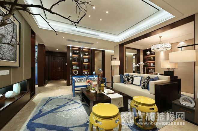 海景华庭138平米新中式风格三居