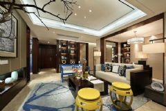 海景华庭138平米新中式风格三居