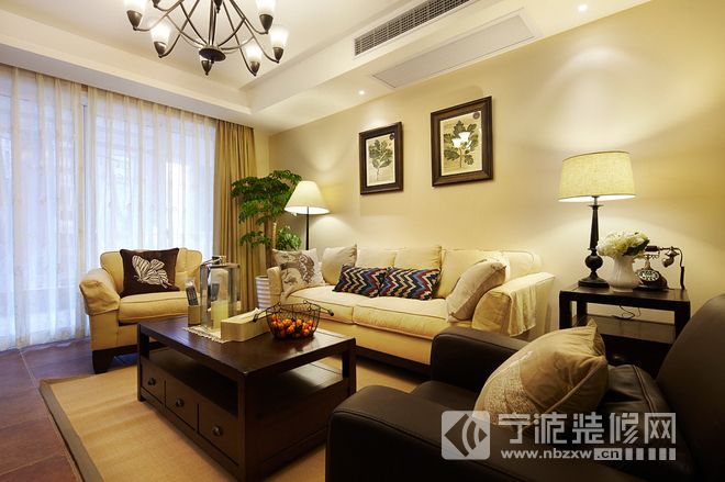 新外滩1号135平米现代美式三居