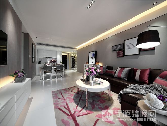 宁波天一家园102平米现代简约经典