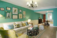 紫郡花园115平米清新地中海三居