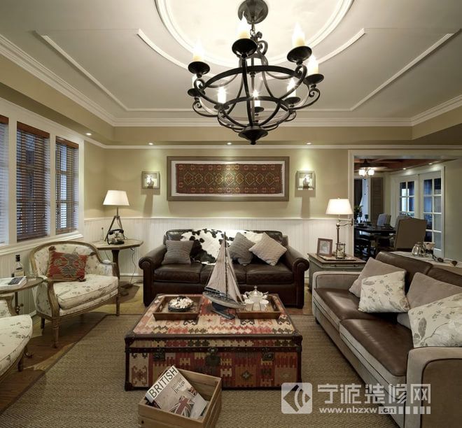 联丰玫瑰苑120平米法式风格三居