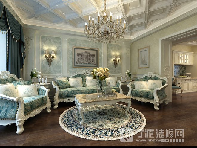 12款经典欧式古典风格客厅案例欣赏