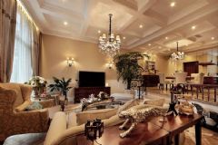 天宫庄园302平米欧式古典奢华别墅案例