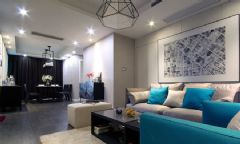 青林湾三期117平米现代简约三居欣赏