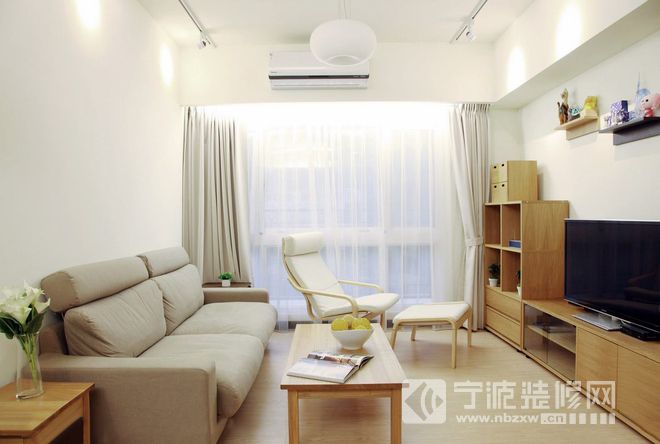 名悦公馆70平米日式公寓装修案例