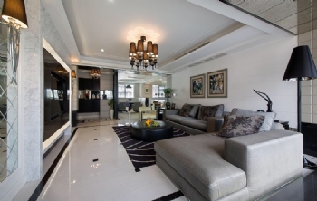 三大经典黑白灰演绎大气美家