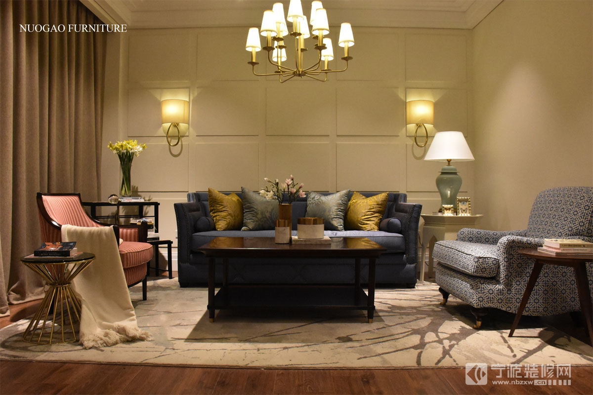 现代美式风格--软巢家居给你一个华美富丽的家