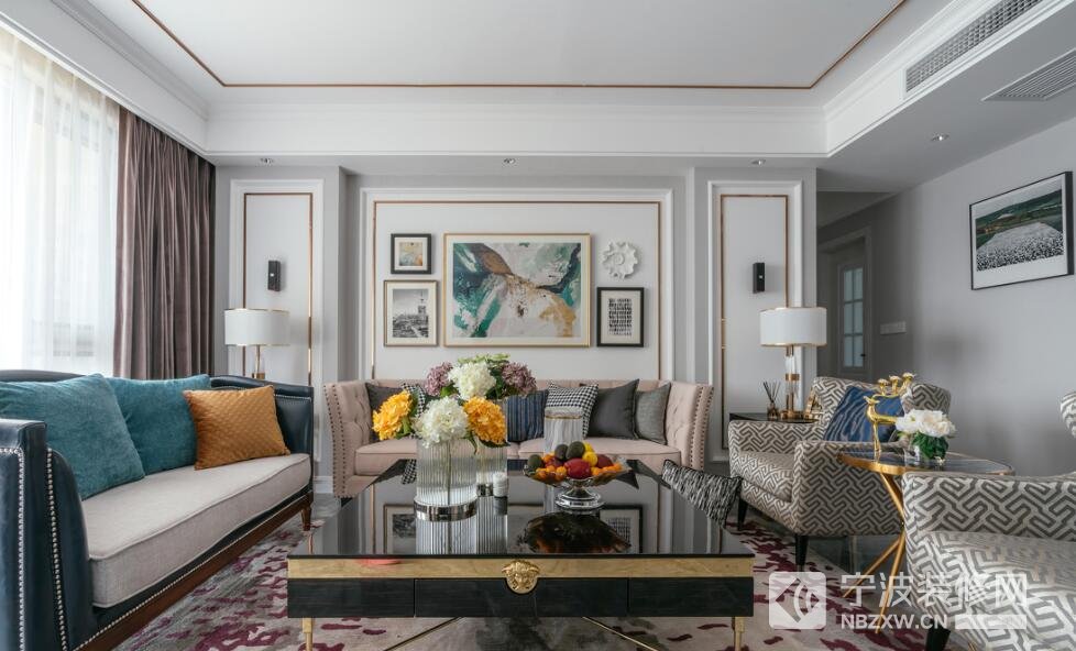 165平米轻奢混搭四居 为生活增添情趣