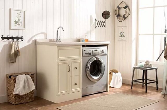 洗衣机放美家哪里比较合适？